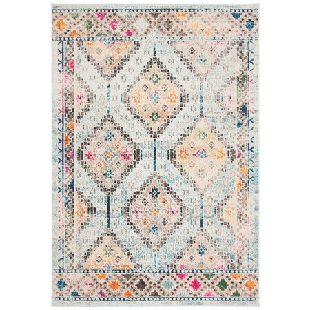 Safavieh 2 ft. 2 in. x 4 ft. Madison 400 Power Loomed Accent Area Rug Blue & Yellow MAD418K-24